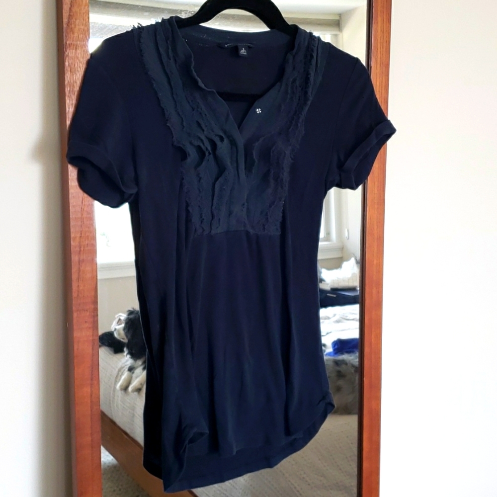 Banana Republic Navy Blouse